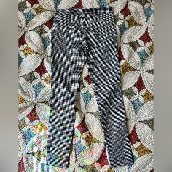 Emporio Armani black & white houndstooth skinny viscose trousers - Picture 3 of 6